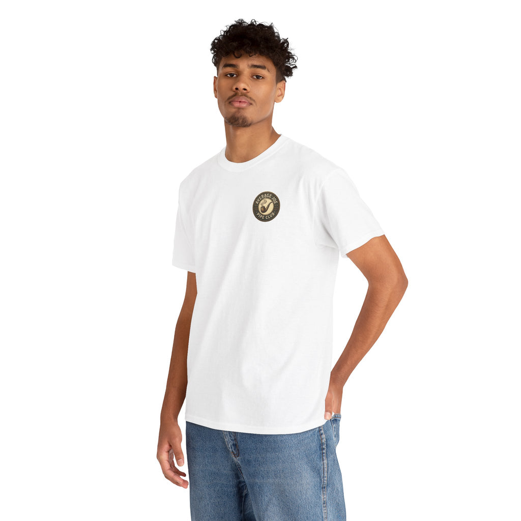 AJPC - Mid-Weight Cotton - Stay Calm Pipe T‑Shirt - Logo on Front - Multiple Colors