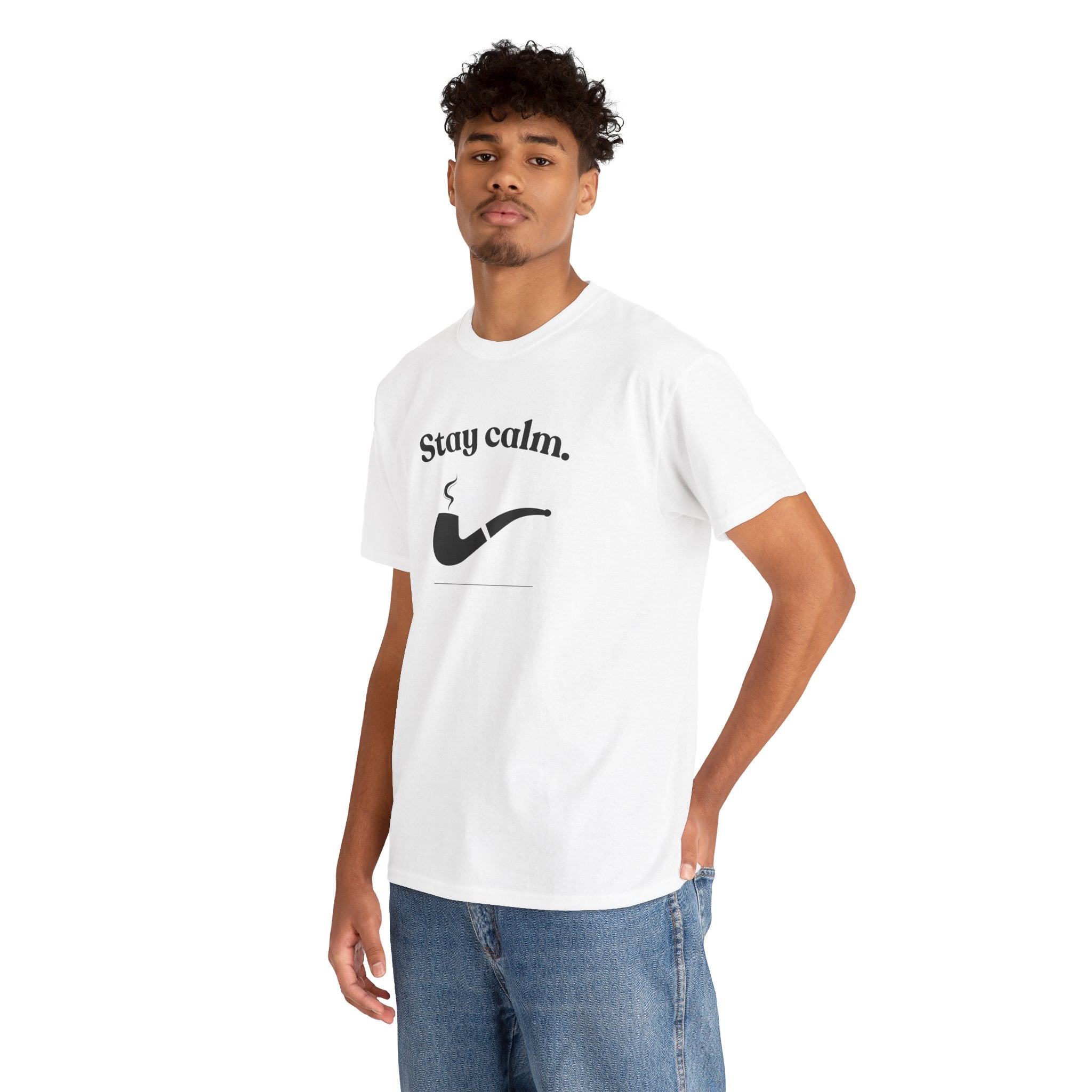 Cotton Mid-Weight - Stay Calm Pipe T‑Shirt