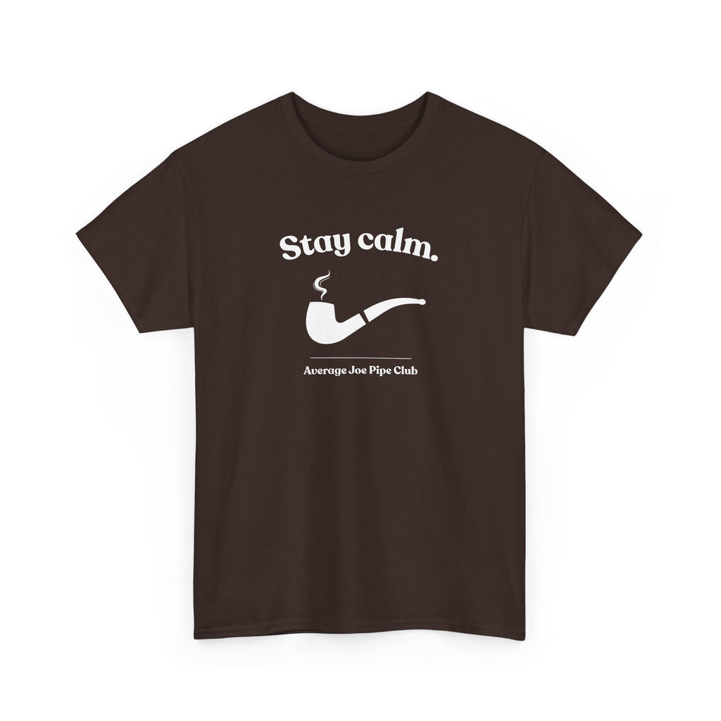 AJPC - Mid-Weight Cotton - Stay Calm Pipe T‑Shirt