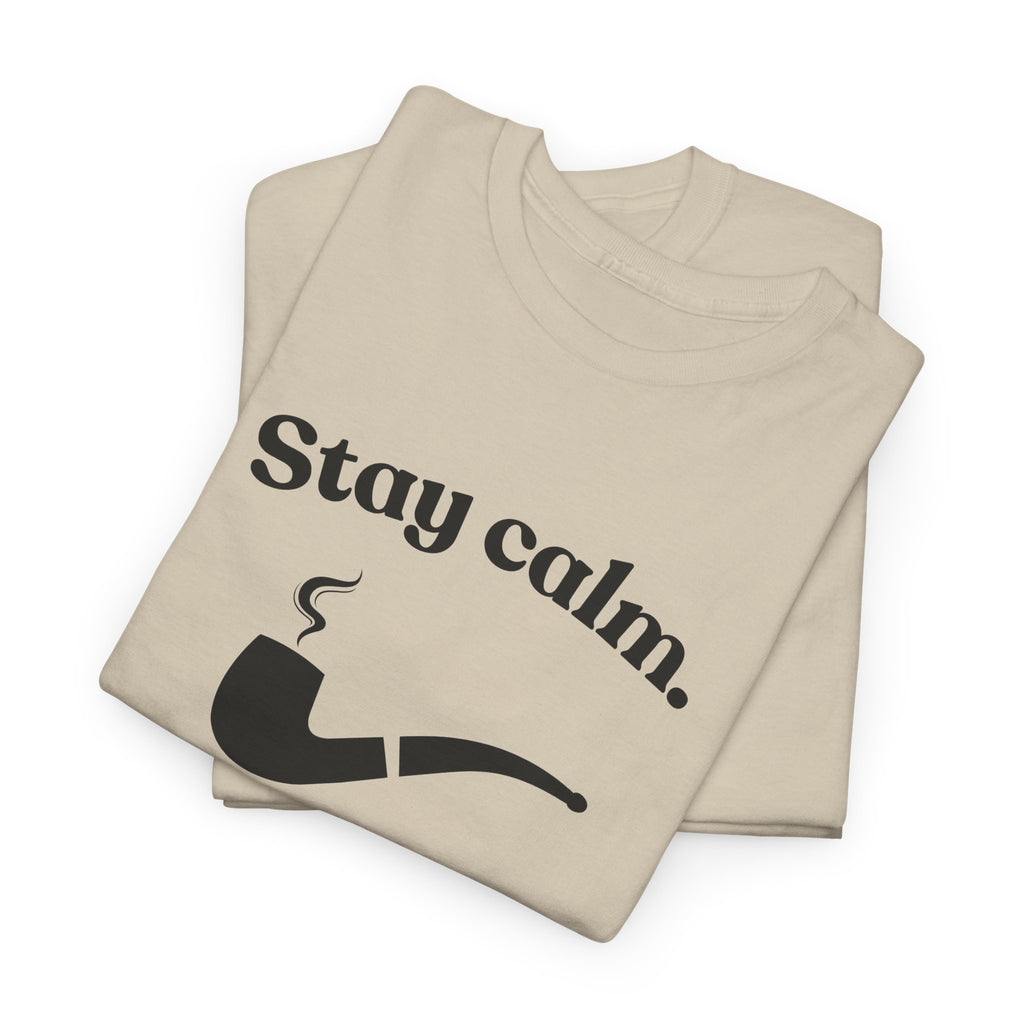 Cotton Mid-Weight - Stay Calm Pipe T‑Shirt