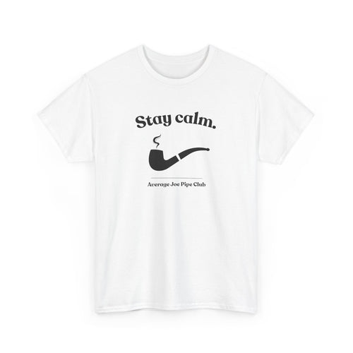 AJPC - Mid-Weight Cotton - Stay Calm Pipe T‑Shirt