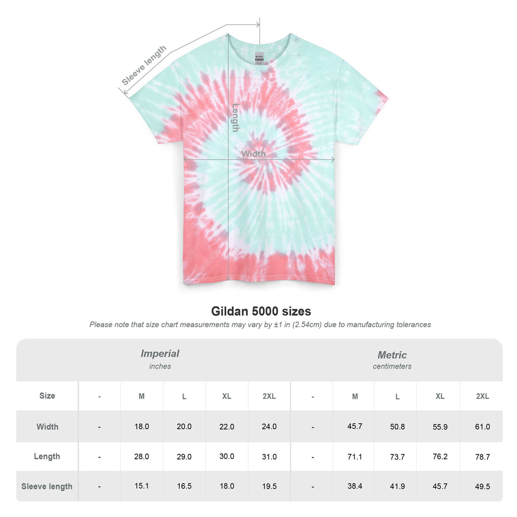 AJPC Tie Dye Tee — "Stay Calm. Pipe On."