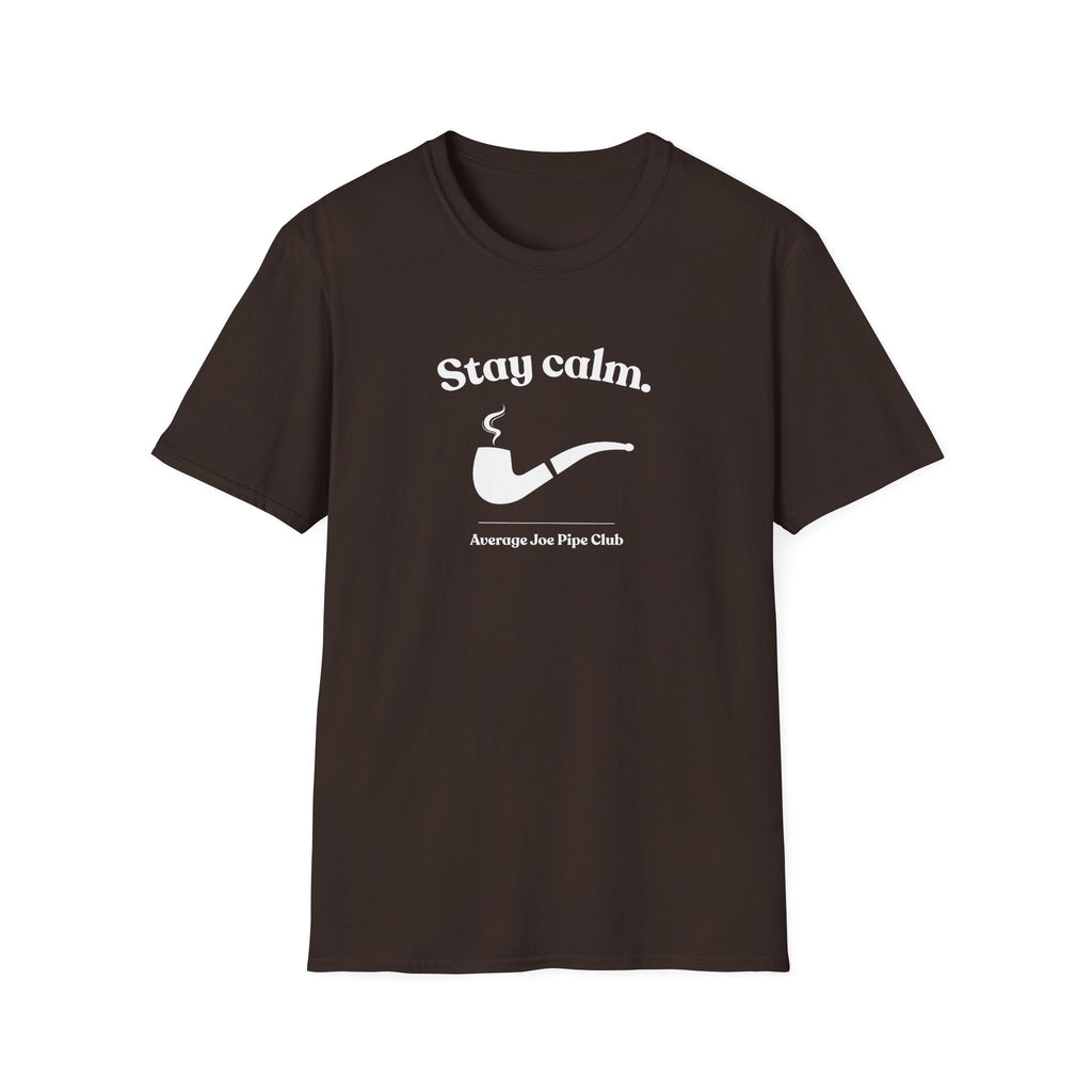 AJPC - Stay Calm Pipe T-Shirt — Relaxed Modern Fit - One Side, multiple colors