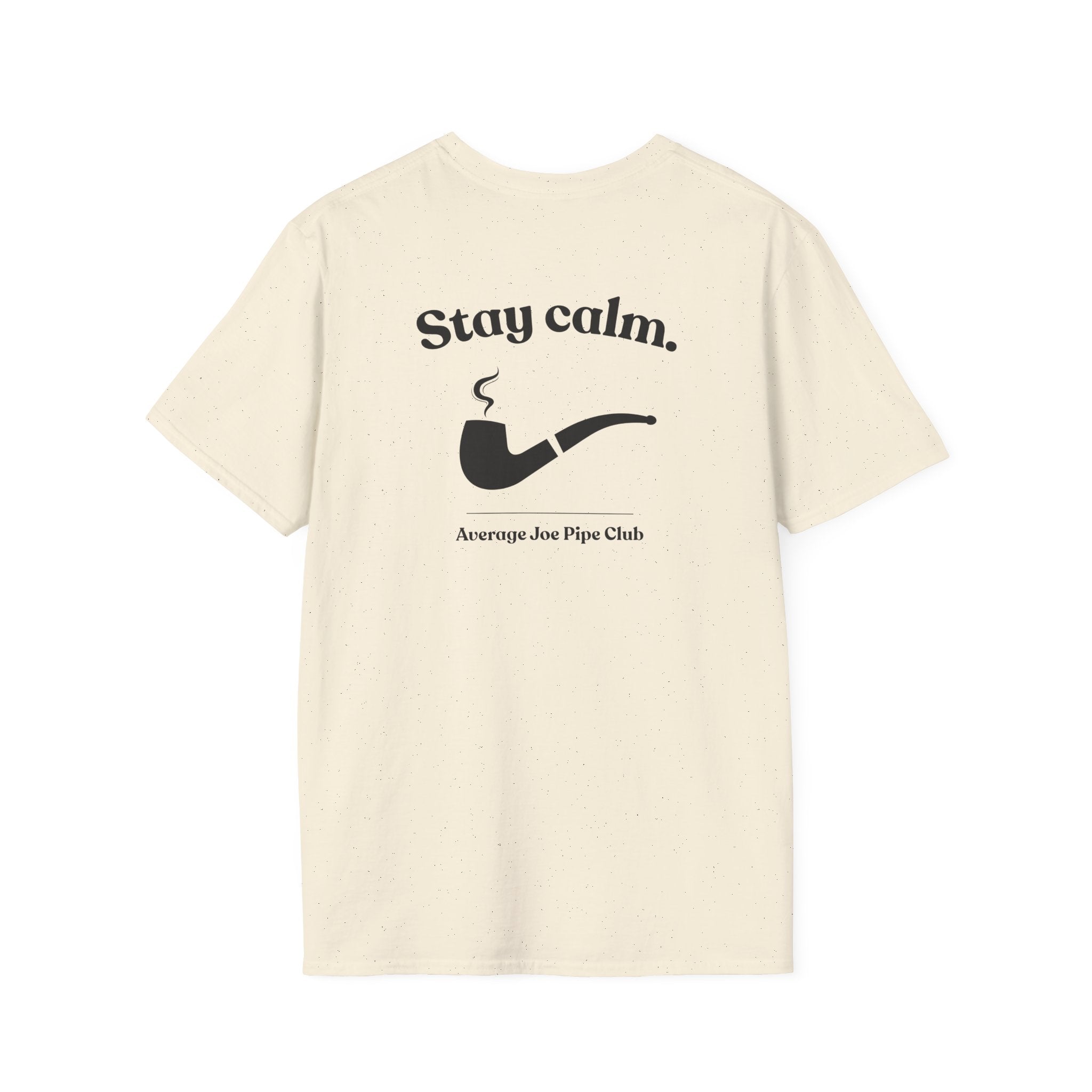 AJPC - Modern Fit - Stay Calm Pipe T‑Shirt - Logo on Front - Multiple Colors