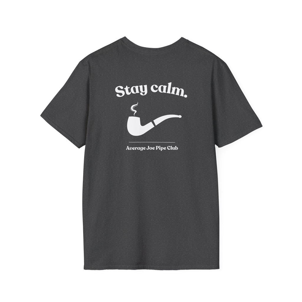 AJPC - Modern Fit - Stay Calm Pipe T‑Shirt - Logo on Front - Multiple Colors