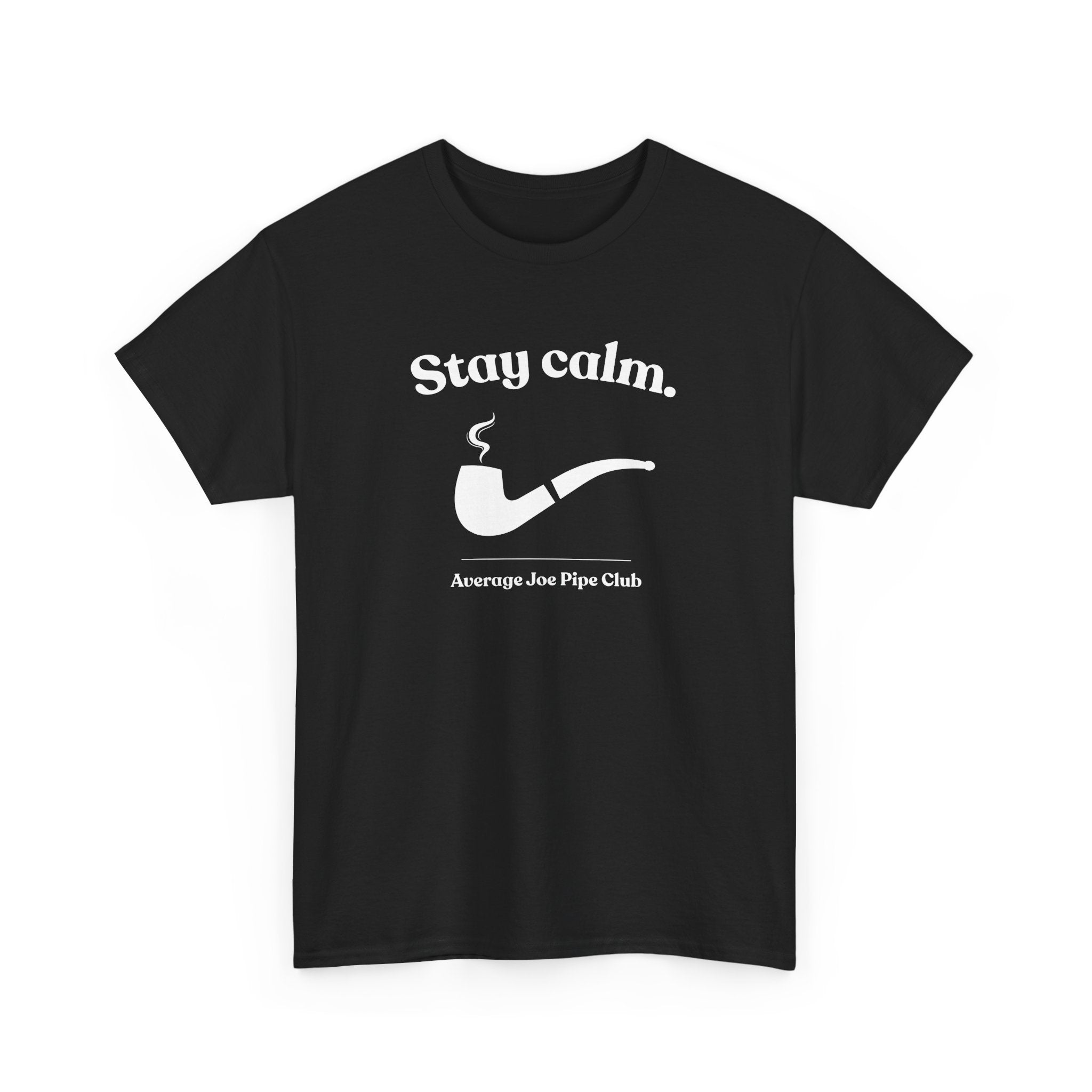 AJPC - Mid-Weight Cotton - Stay Calm Pipe T‑Shirt