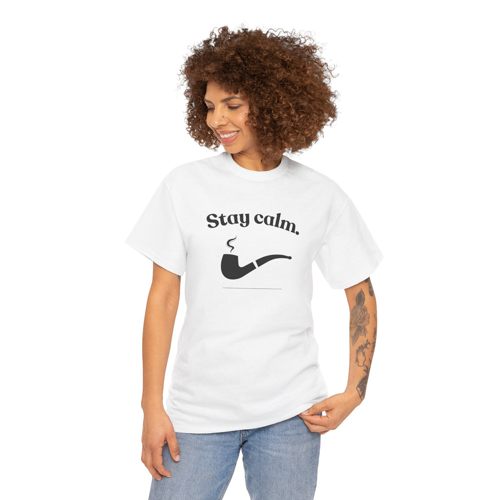 Cotton Mid-Weight - Stay Calm Pipe T‑Shirt