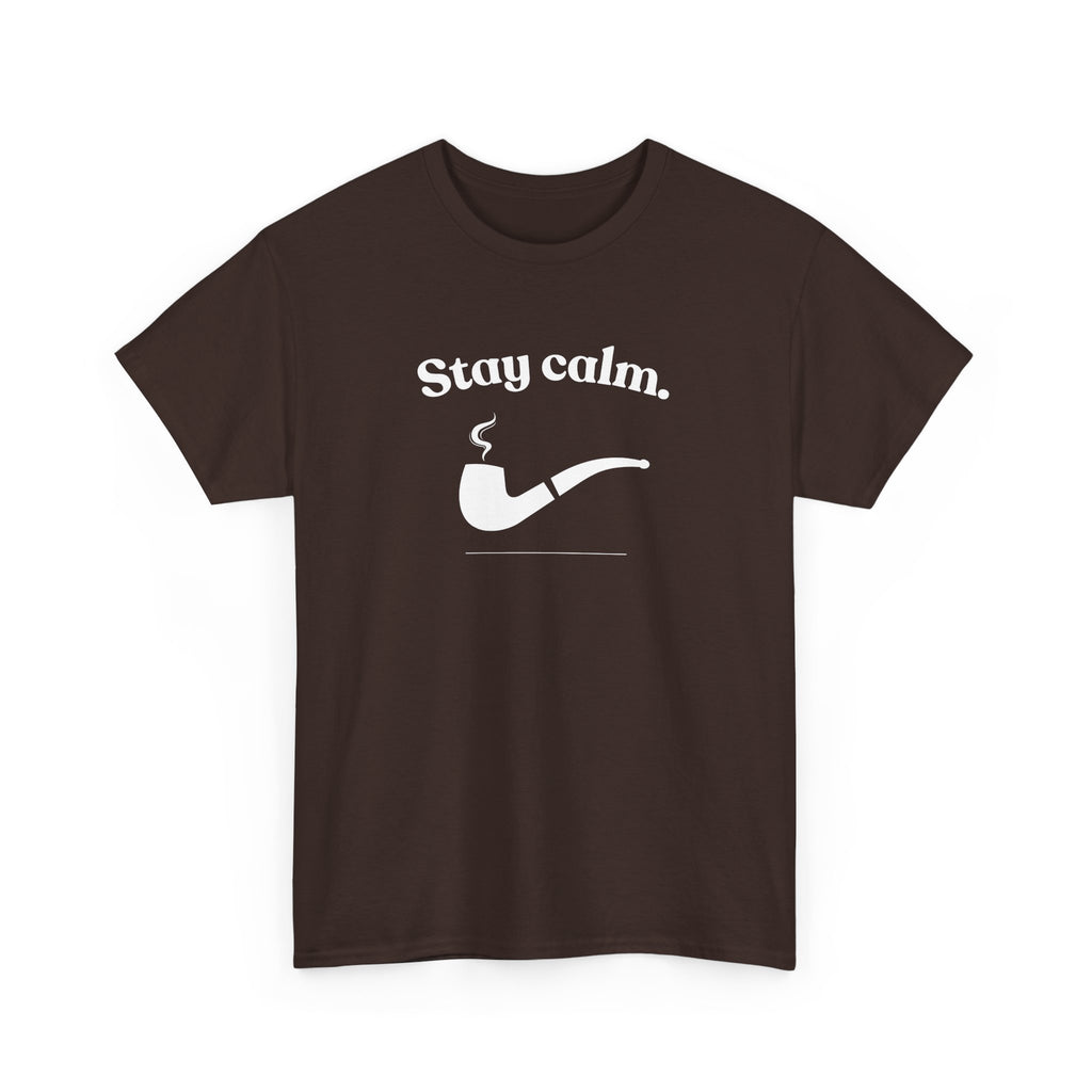 Cotton Mid-Weight - Stay Calm Pipe T‑Shirt