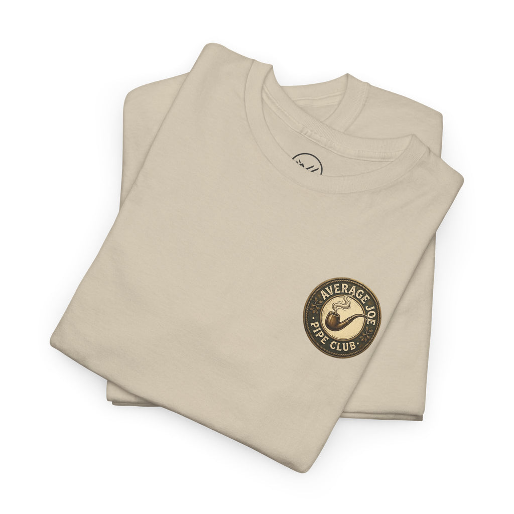 AJPC - Mid-Weight Cotton - Stay Calm Pipe T‑Shirt - Logo on Front - Multiple Colors