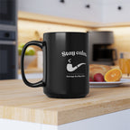 AJPC - Stay Calm Pipe Club Mug — Black Coffee Cup (11oz/15oz)