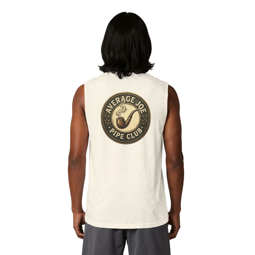 Stay Calm Muscle Tank - Logo on back