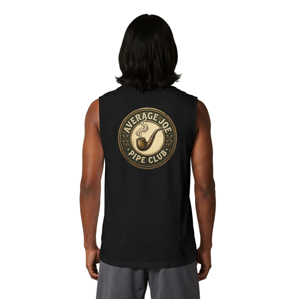 Stay Calm Muscle Tank - Logo on back